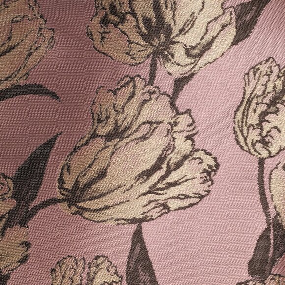 NWT Lulus Gowning Around Mauve Floral Jacquard Strapless Maxi Dress - Picture 5 of 9